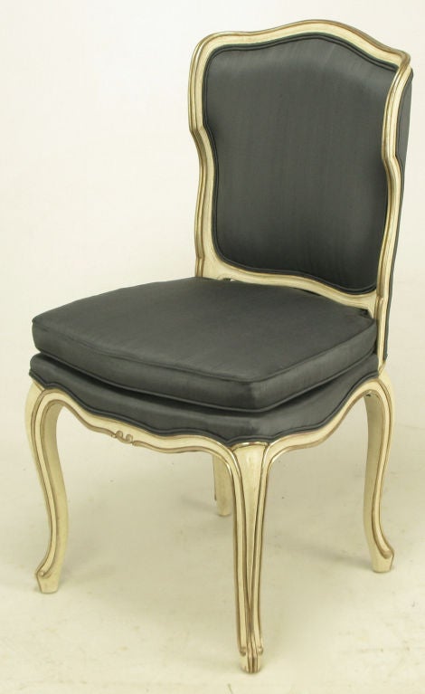 Twelve Richard Wheelwright  Parcel Gilt Regency Dining Chairs 1