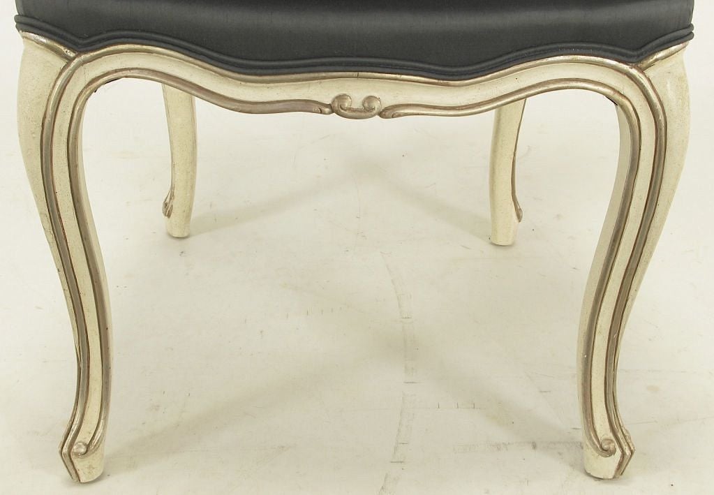 Twelve Richard Wheelwright  Parcel Gilt Regency Dining Chairs 4