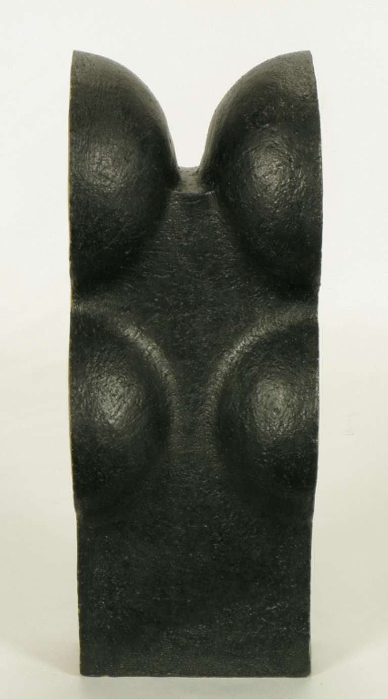 Tamiya Matsuda ( 1939-2011) Double Sided Abstract Ceramic Sculpture In Excellent Condition In Chicago, IL