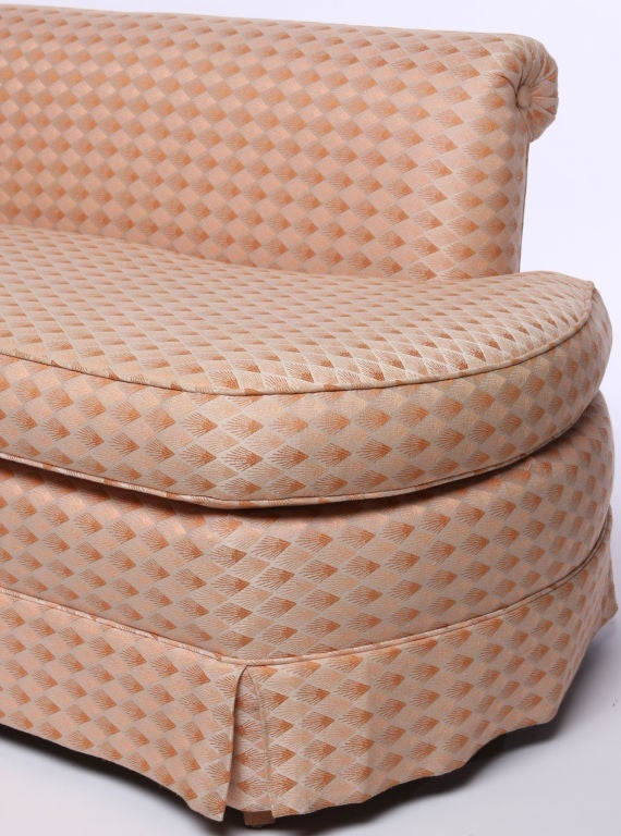 Mid-20th Century 1940s Recamier Style Chaise In The Manner Of Edward Wormley