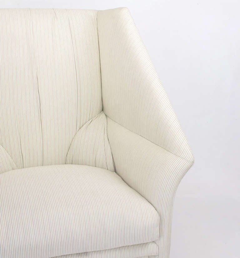 John Saladino Facade Collection Architectural Wing Chair for Baker 2