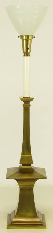 Frederick Cooper  Architecturally Inspired Brass Table Lamp