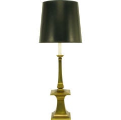 Frederick Cooper  Architecturally Inspired Brass Table Lamp
