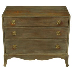 Driftwood Grey Mahogany Cedar-Lined Commode 5