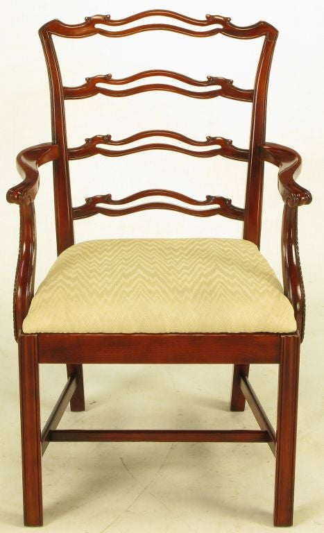 chippendale ribbon back dining chairs