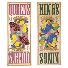 Pair Bjorn Wiinblad King & Queen Prints