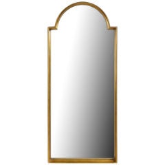 Palladian Arch Top Mirror In Deeply Inset Gilt Frame