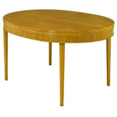 Primavera Mahogany Racetrack Oval Dining Table 11