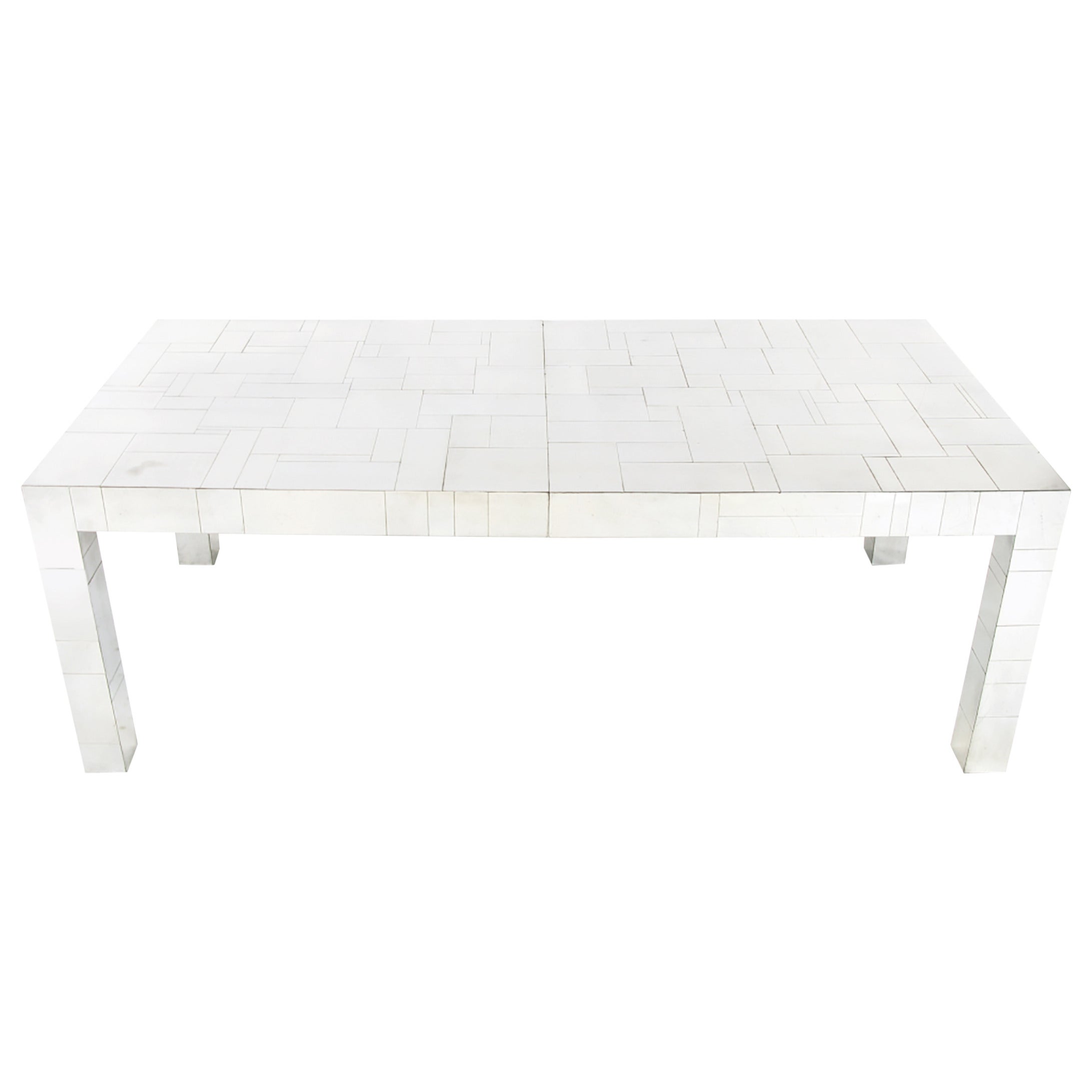 Table de salle à manger longue Paul Evans Cityscape en vente