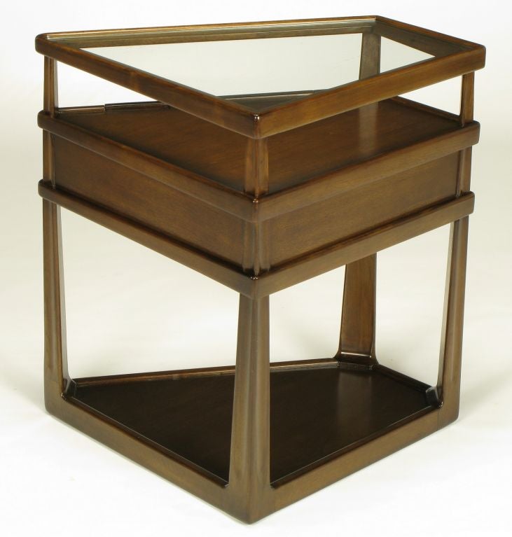 Harold M. Schwartz Trapezoidal Side Table 1