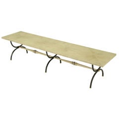 Tomlinson Driftwood Triple-Curule Coffee Table