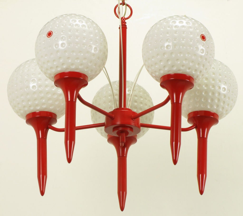 golf chandelier