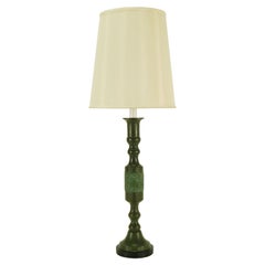 46" Patinated Bronze Pricket Table Lamp