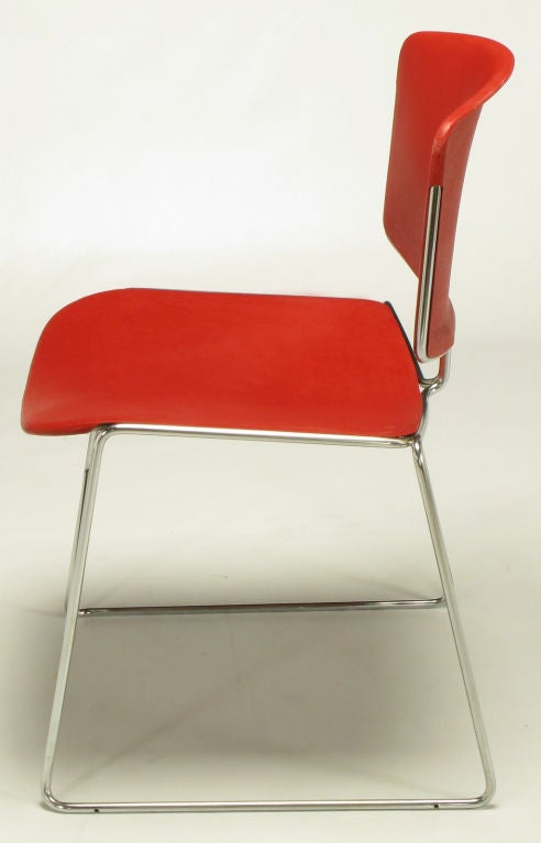 contemporary sled chair