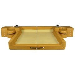 Used Mariani For Pace Leather King Bed