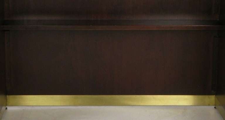 Myrtle Desk Company Cantilevered Executive Desk Of Walnut And