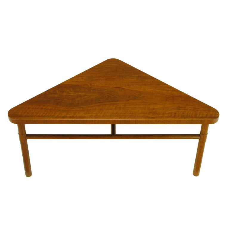 Bert England Forward Trend Walnut Triangular Coffee Table At 1stdibs Bert England Forward Trend Walnut Triangular Coffee Table 1 - Bert England Forward Trend Walnut Triangular Coffee Table At 1stdibs