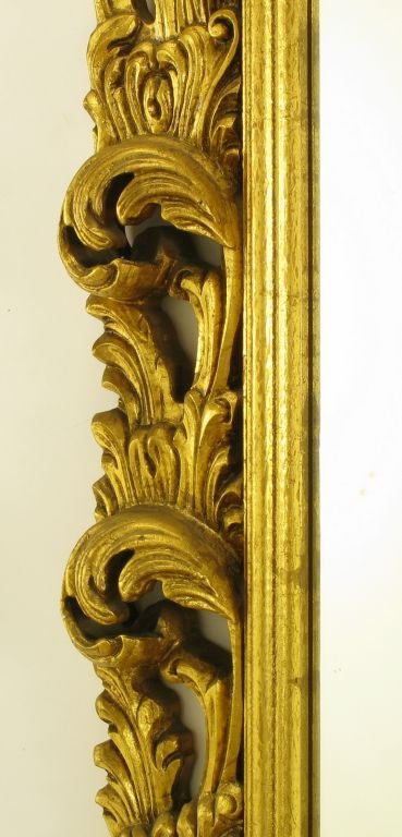 French Regence Style Shell & Acanthus Leaf Mirror 1