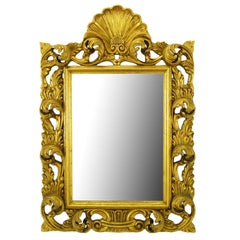 Spiegel im Regence-Stil mit Muschel- und Akanthusblattmuster