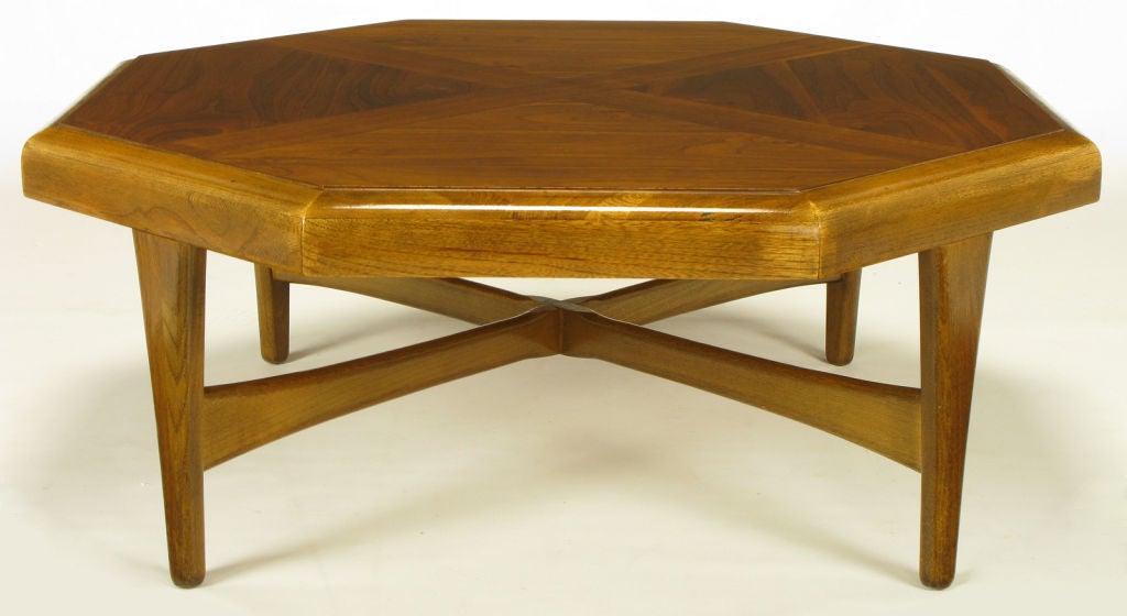 vintage octagon coffee table
