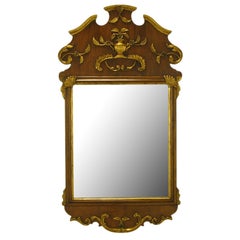 Carved Walnut Parcel-Gilt Italianate Mirror