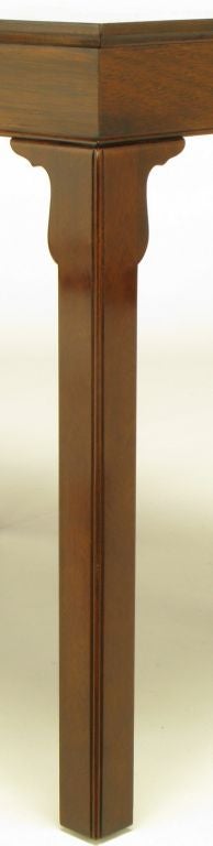 1940s Pair Custom Rosewood & Mahogany End Tables 3