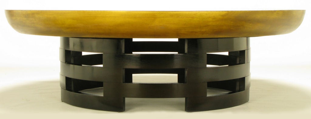 Mid-20th Century Muller & Barringer For Kittinger Lotus Coffee Table