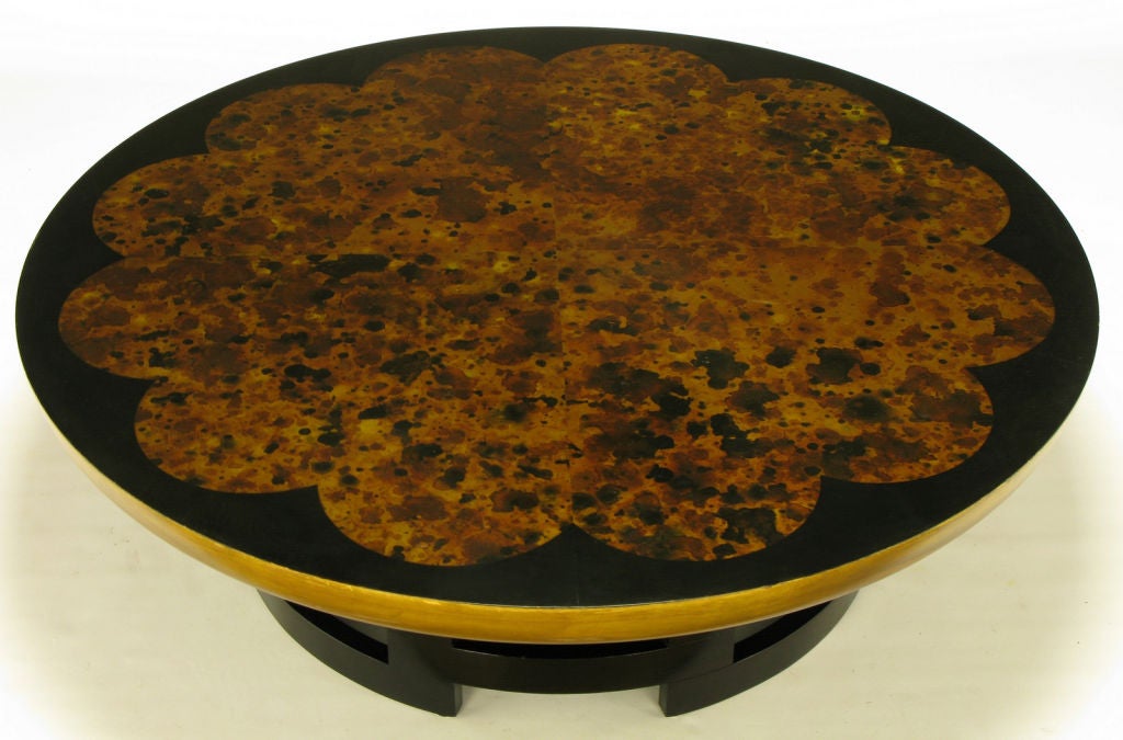 Wood Muller & Barringer For Kittinger Lotus Coffee Table