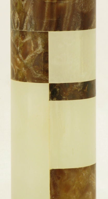 Onyx Sectioned Cylinder Table Lamp After Hansen 2