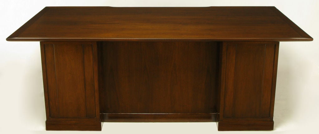 Edward Wormley Walnut & Rosewood Executive Desk 3