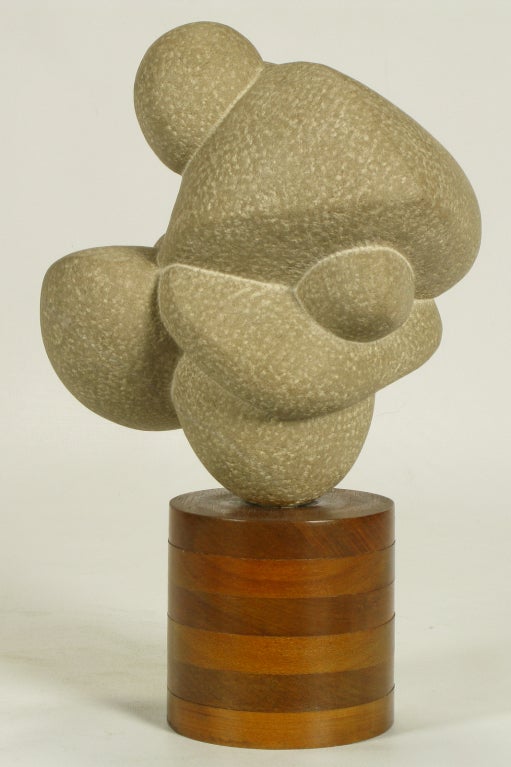 Mid-20th Century 1960s Robert Lockhart Stone Sculpture Titled 