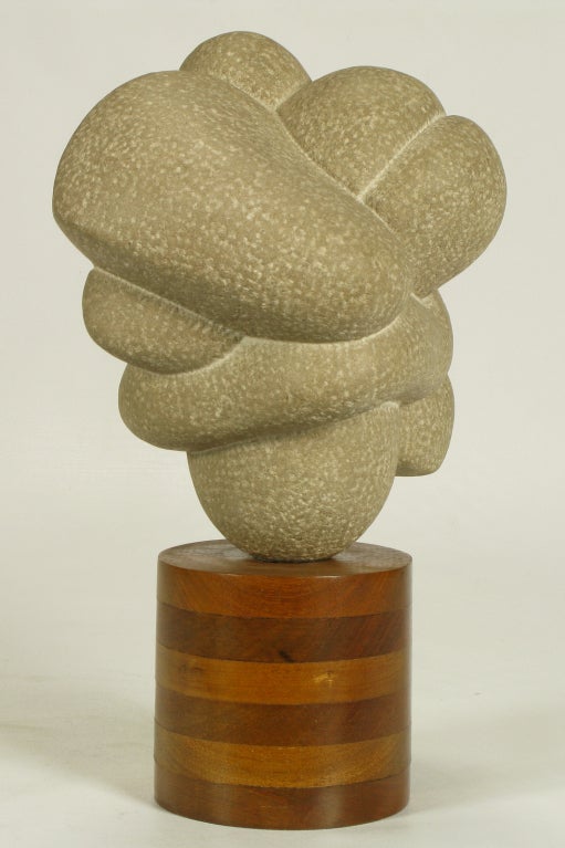 1960s Robert Lockhart Stone Sculpture Titled 