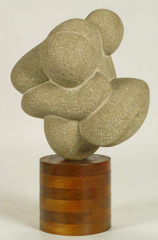 1960s Robert Lockhart Stone Sculpture Titled 