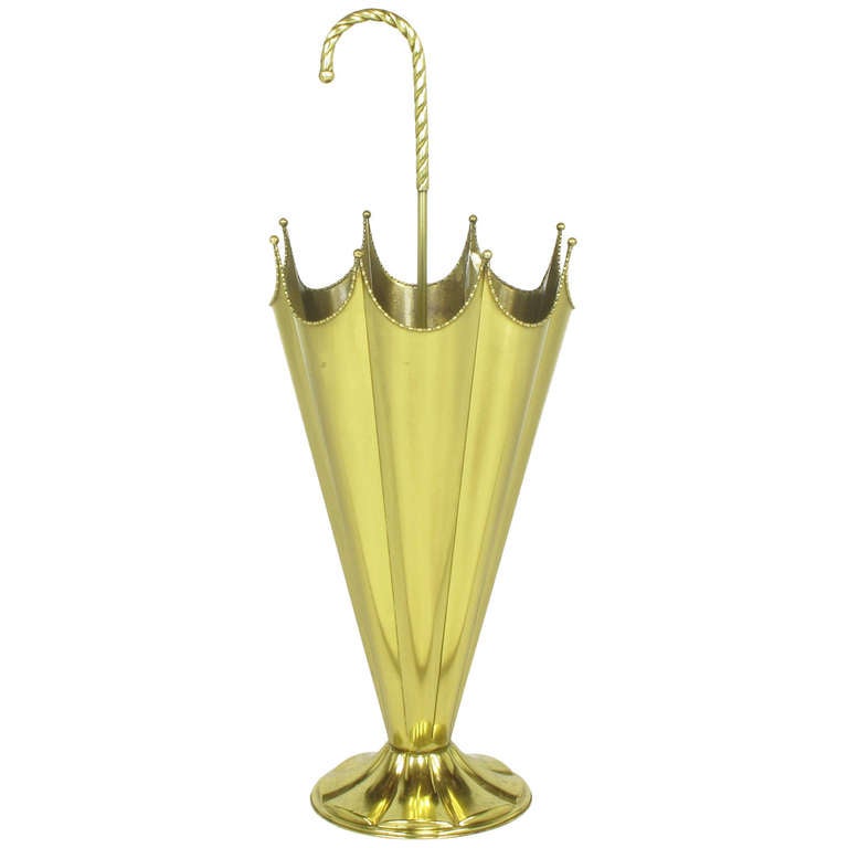solid brass umbrella stand