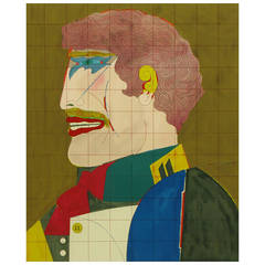 Richard Lindner Signed Lithograph Titled "Profile" 12