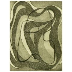 William A. Hoffman (1920-2011) Abstract Lithograph No. 3/5