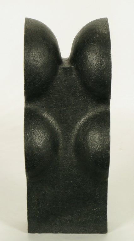 Mid-20th Century 1967 Abstract Ceramic Sculpture By Tomiya Matsuda (1939-2011)