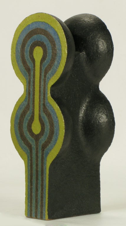 1967 Abstract Ceramic Sculpture By Tomiya Matsuda (1939-2011) 2