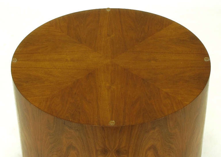 Highly Figured Walnut Pedestal Coffee Table 2