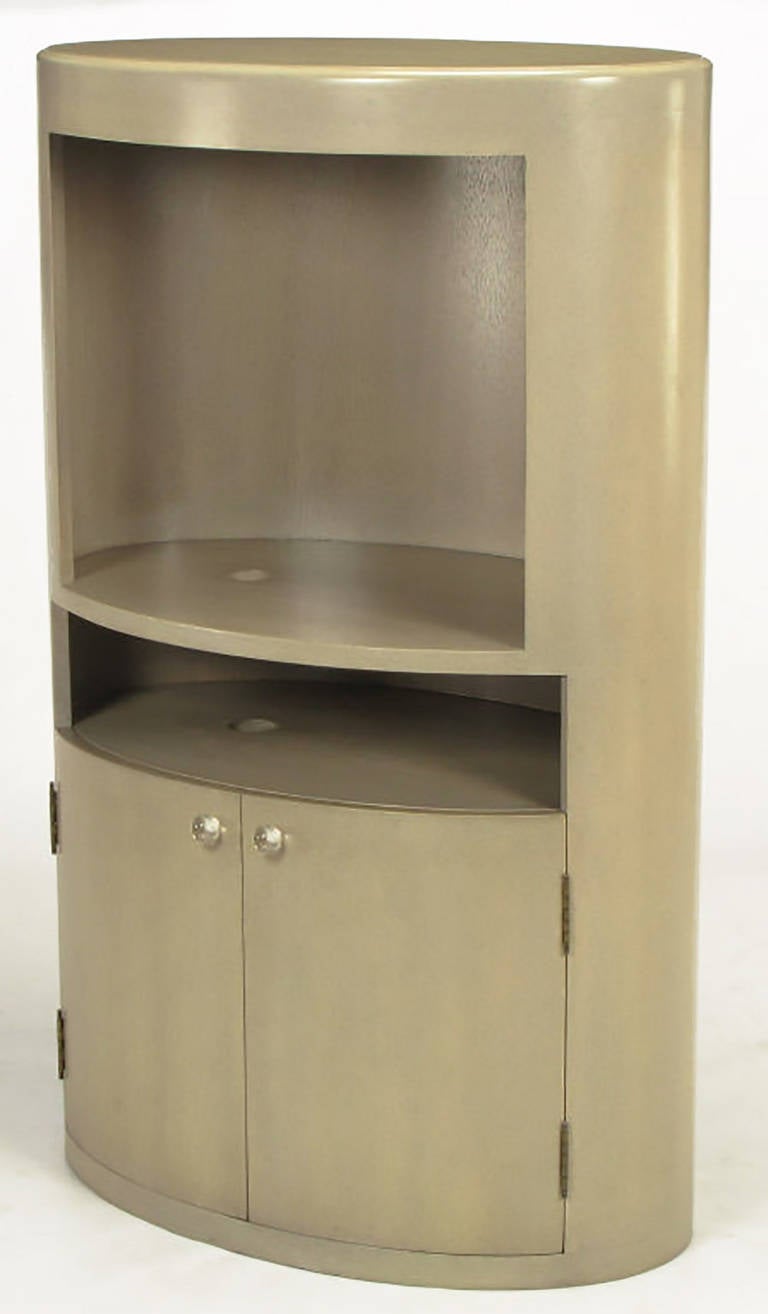 oval storage cabinet