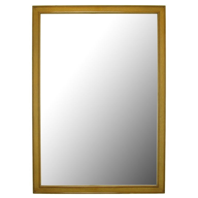 Parcel Gilt & Beaded Bleached Walnut Mirror