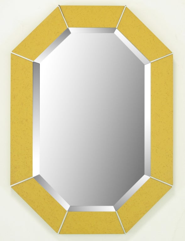 Karl Springer octagonal mirror with 1