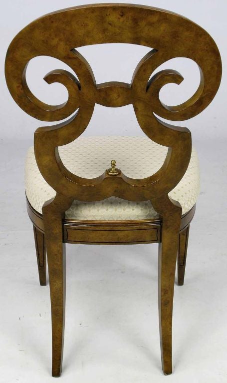 Six William Doezema Biedermeier Dining Chairs for Mastercraft 2