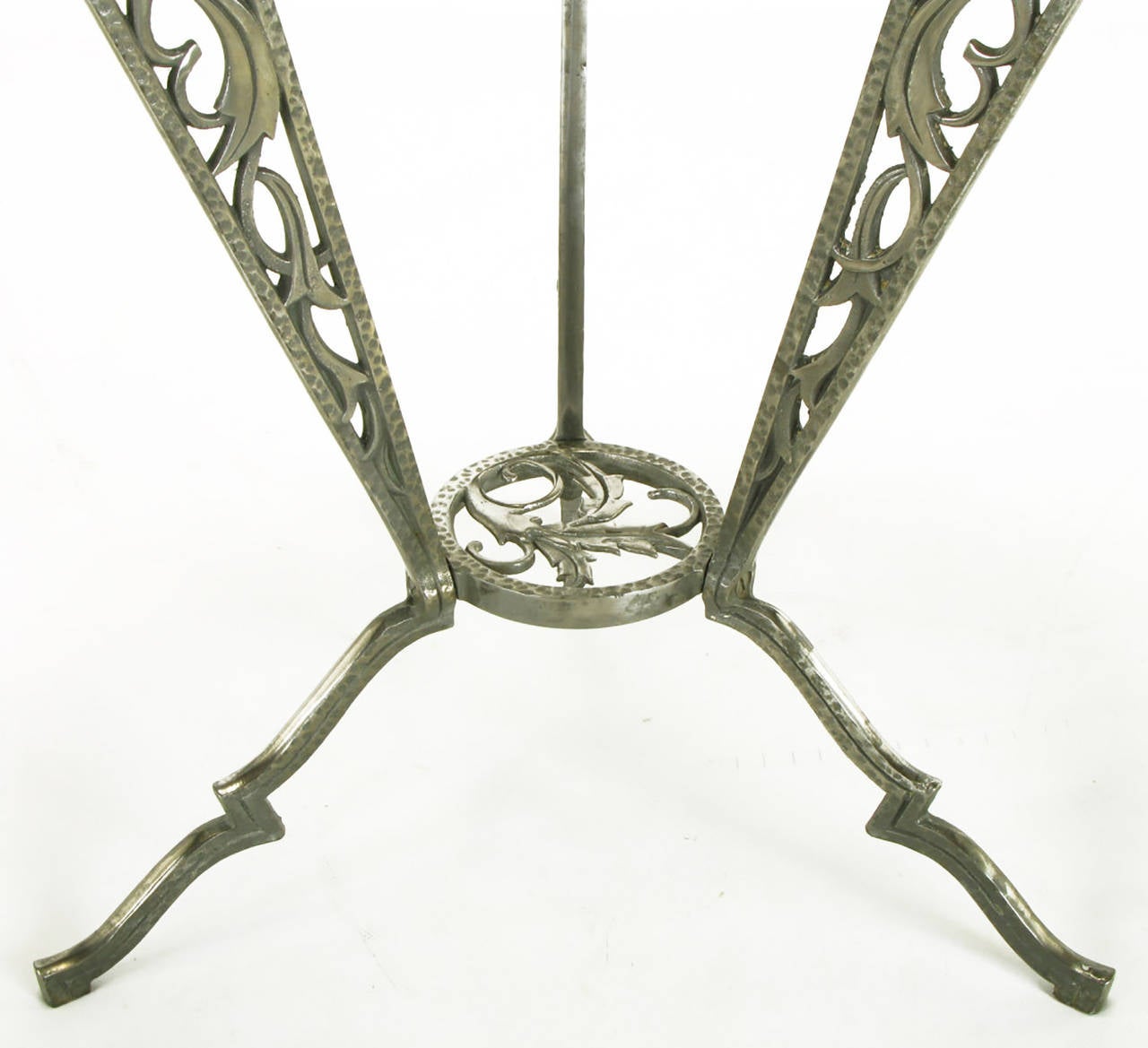 Nikolaus Hagenauer for Rena Rosenthal Cast Metal Art Deco Table In Good Condition For Sale In Chicago, IL