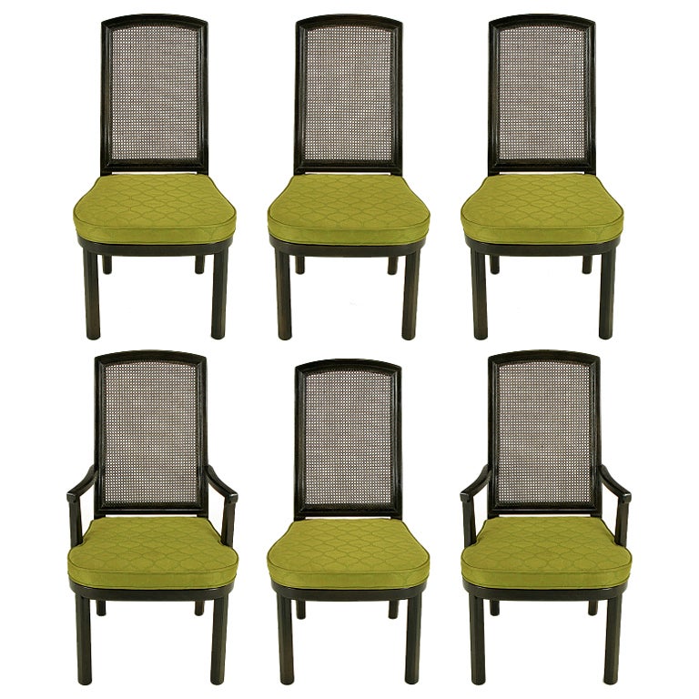 Henredon Cane Back Dining Chairs, How To Update Cane Back Dining Chairs