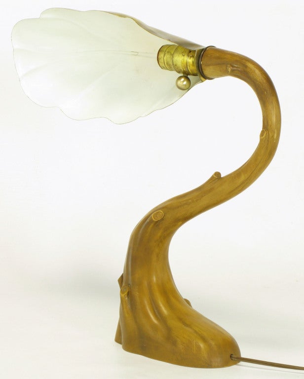 Chapman Lighting Art Nouveau Tree Form Desk Lamp. 1