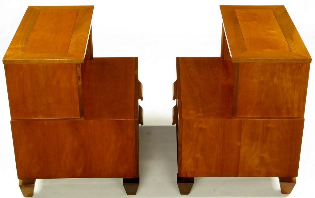 Pair Tomlinson Rock Maple Nightstands 1