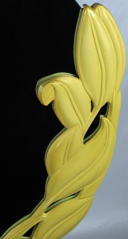 Casa Bique Art Deco Tulpen-Spiegel von Merle Edelman (amerikanisch) im Angebot