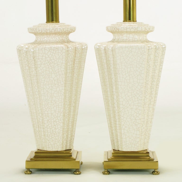 American Pair Rembrandt Art Deco Pottery Lamps