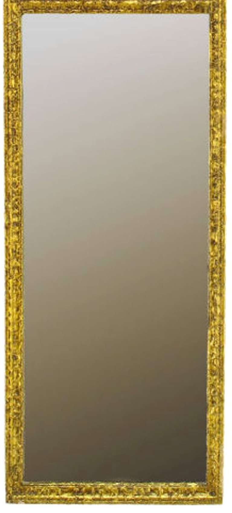 Gilt Moorish Trumeau Mirror With Finials & Arrow Cartouche 1